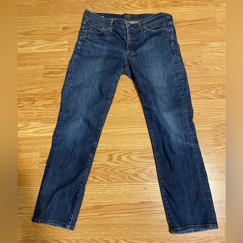 Citizens Of Humanity Dark Indigo Straight Leg Jeans